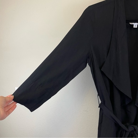 Cabi Open Front Lightweight Tie Cardigan/Jacket Black Size M - Picture 3 of 7